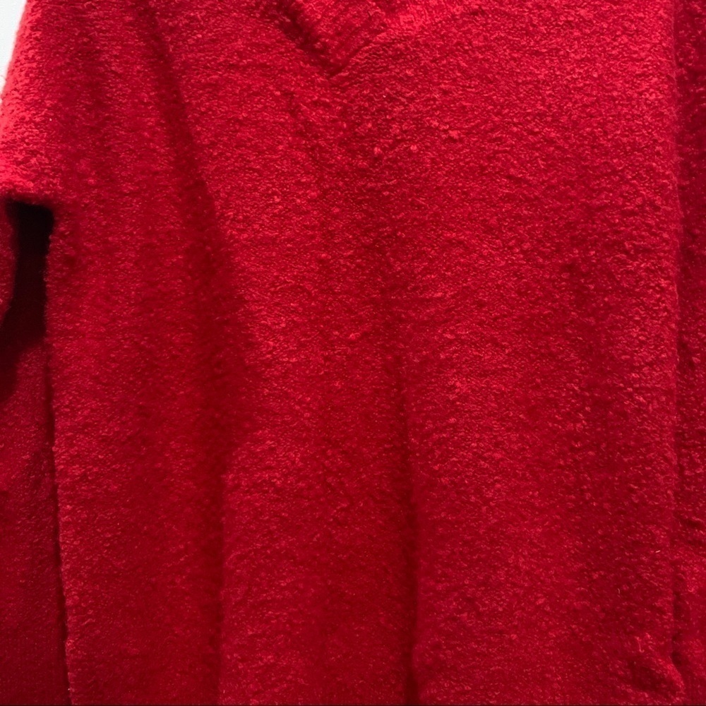 ANTHROPOLOGIE Clayton Sweater Top Red NWT XS New - Picture 5 of 7